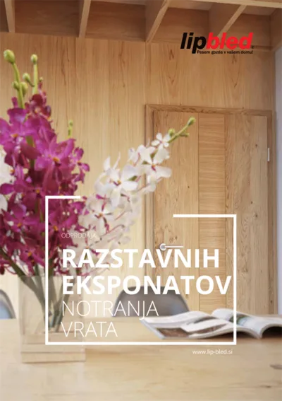 Odprodaja eksponatov — notranja vrata